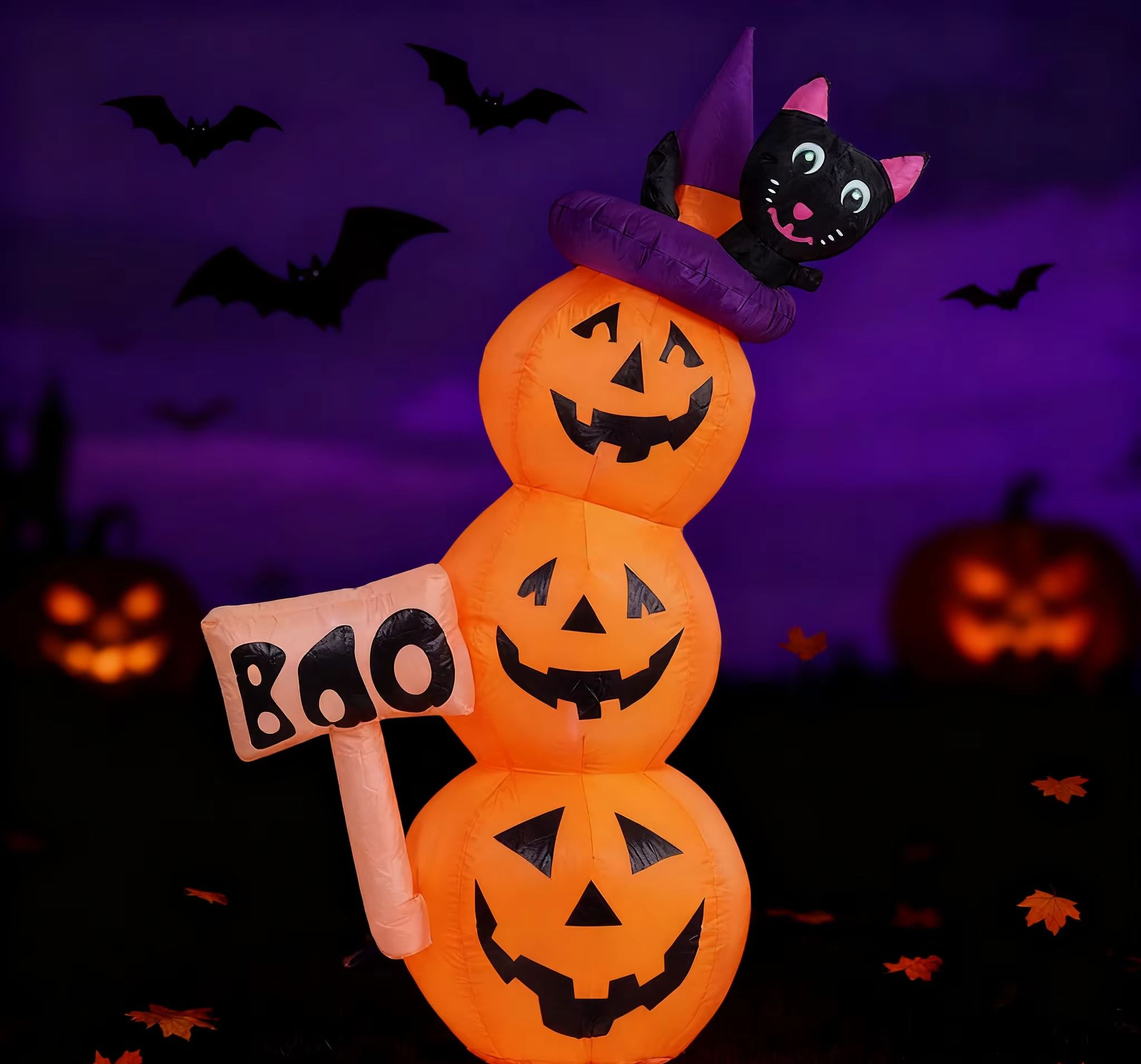 Halloween Pumpkin Decor Led - 1,6 m / 5,2 ft Halloween
