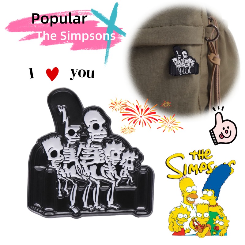 Halloween Skeleton Decoration - Nieuwe Cartoon Anime Figuur Broche Grappig