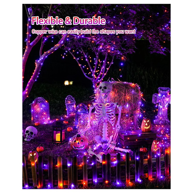 DT16 Solar Halloween-lichtslin - Halloween Led String Lights Orange recensie en prijs