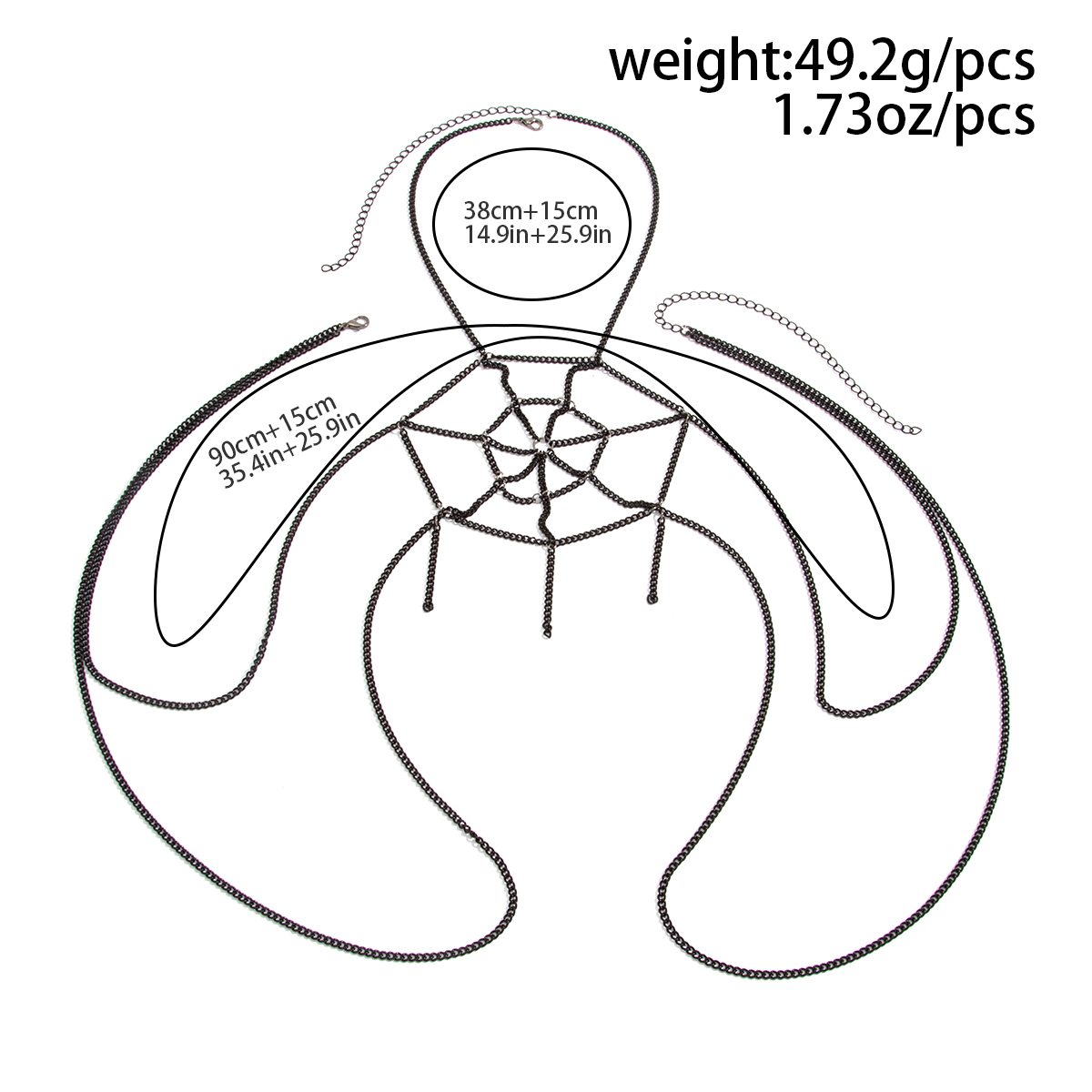 KunJoe Creatieve Sexy Spider W - Spider Web Halloween Decoration recensie en prijs