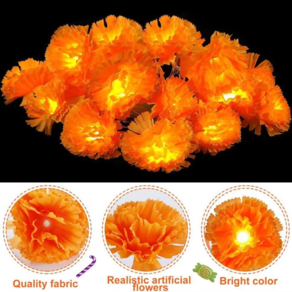 Mexicaanse stijl Halloween Mar - Halloween Led String Lights Orange recensie en prijs