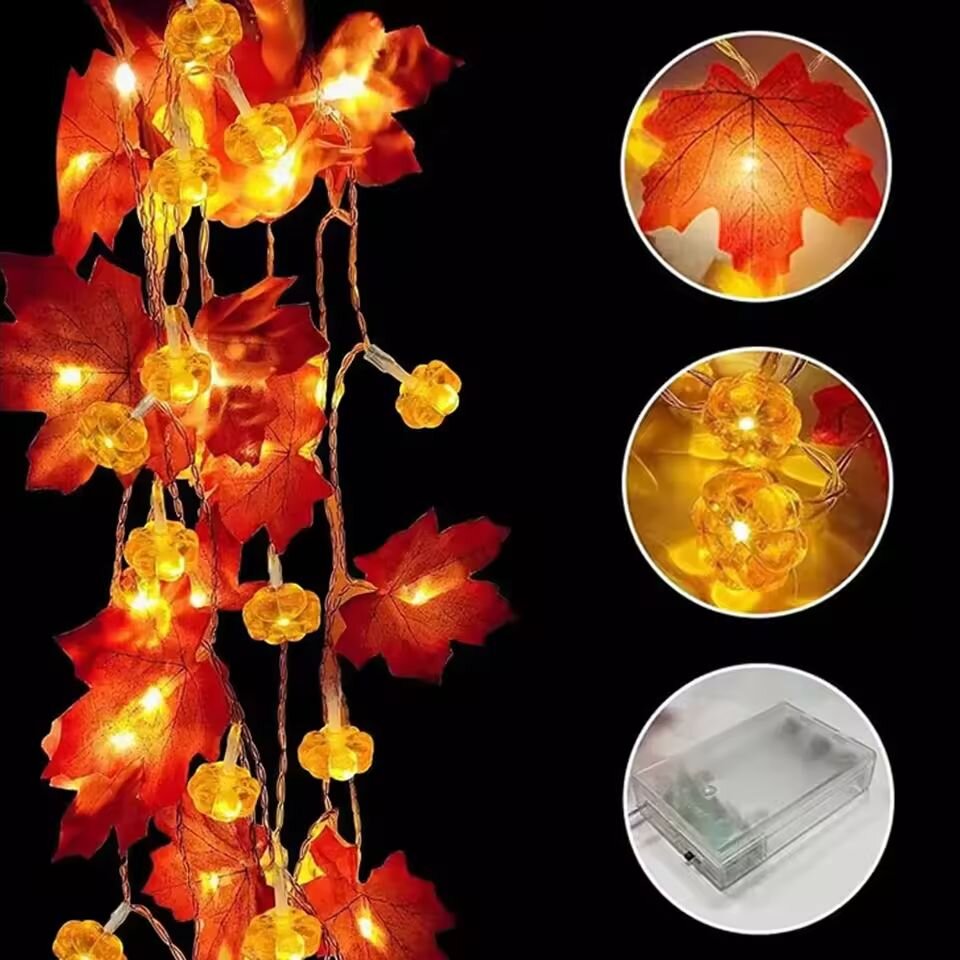59in/118in Halloween Pompoen E - Halloween Led String Lights Orange recensie en prijs