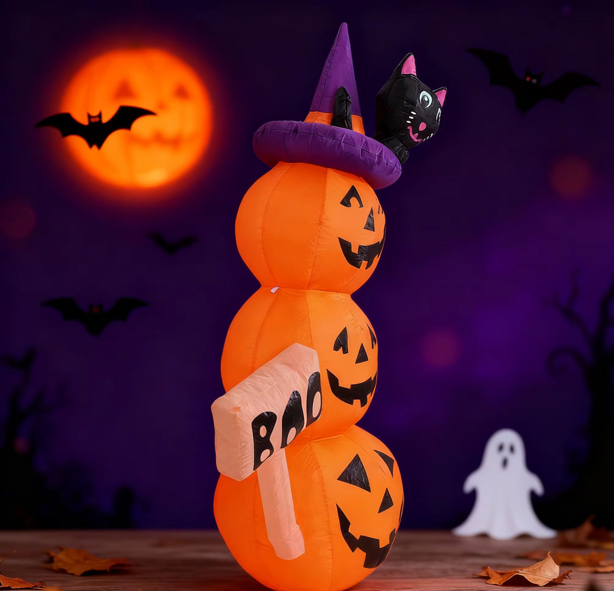 1,6 m / 5,2 ft Halloween Opbla - Halloween Pumpkin Decor Led recensie en prijs