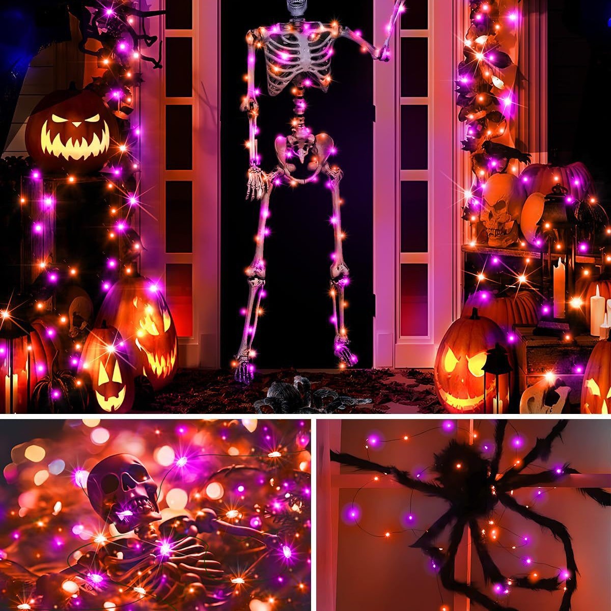 Halloween LED Solar Koperdraad - Halloween Led String Lights Orange recensie en prijs
