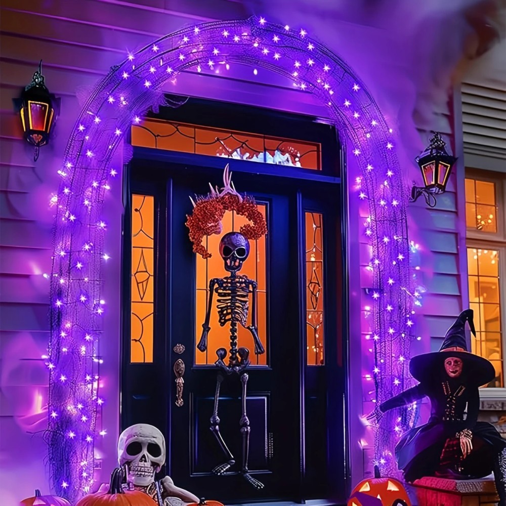 1/2PC12M100LED Halloween Decor - Halloween Led String Lights Orange recensie en prijs