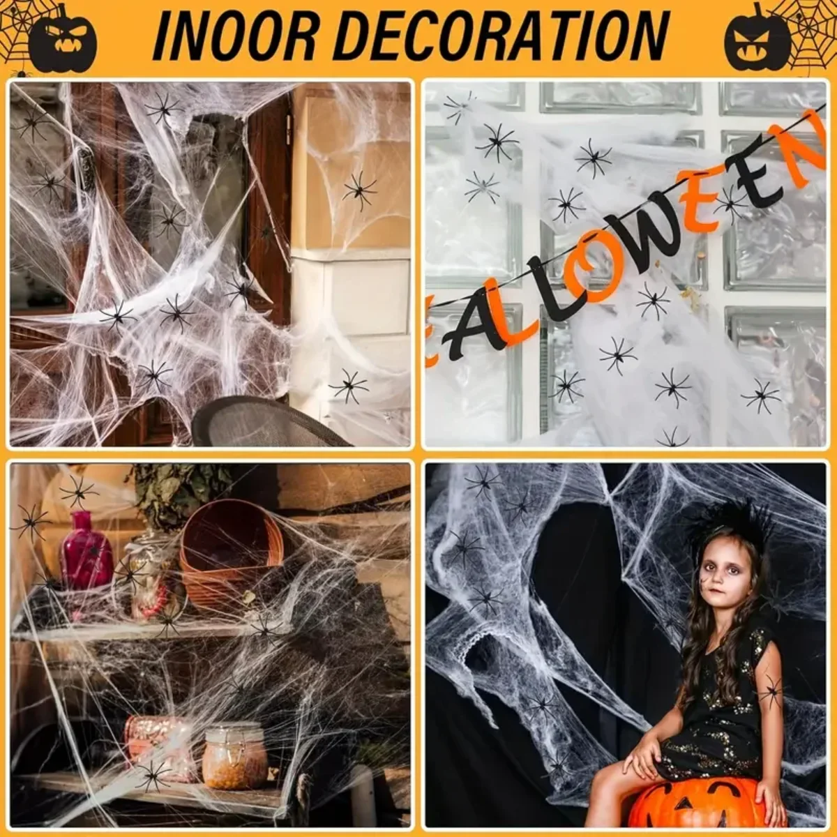 1-20 stuks Halloween decoratie - Spider Web Halloween Decoration recensie en prijs
