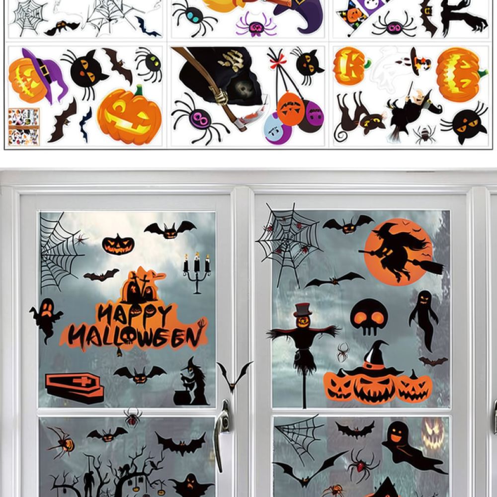 Halloween-muurstickers, statis - Halloween Skeleton Decoration recensie en prijs