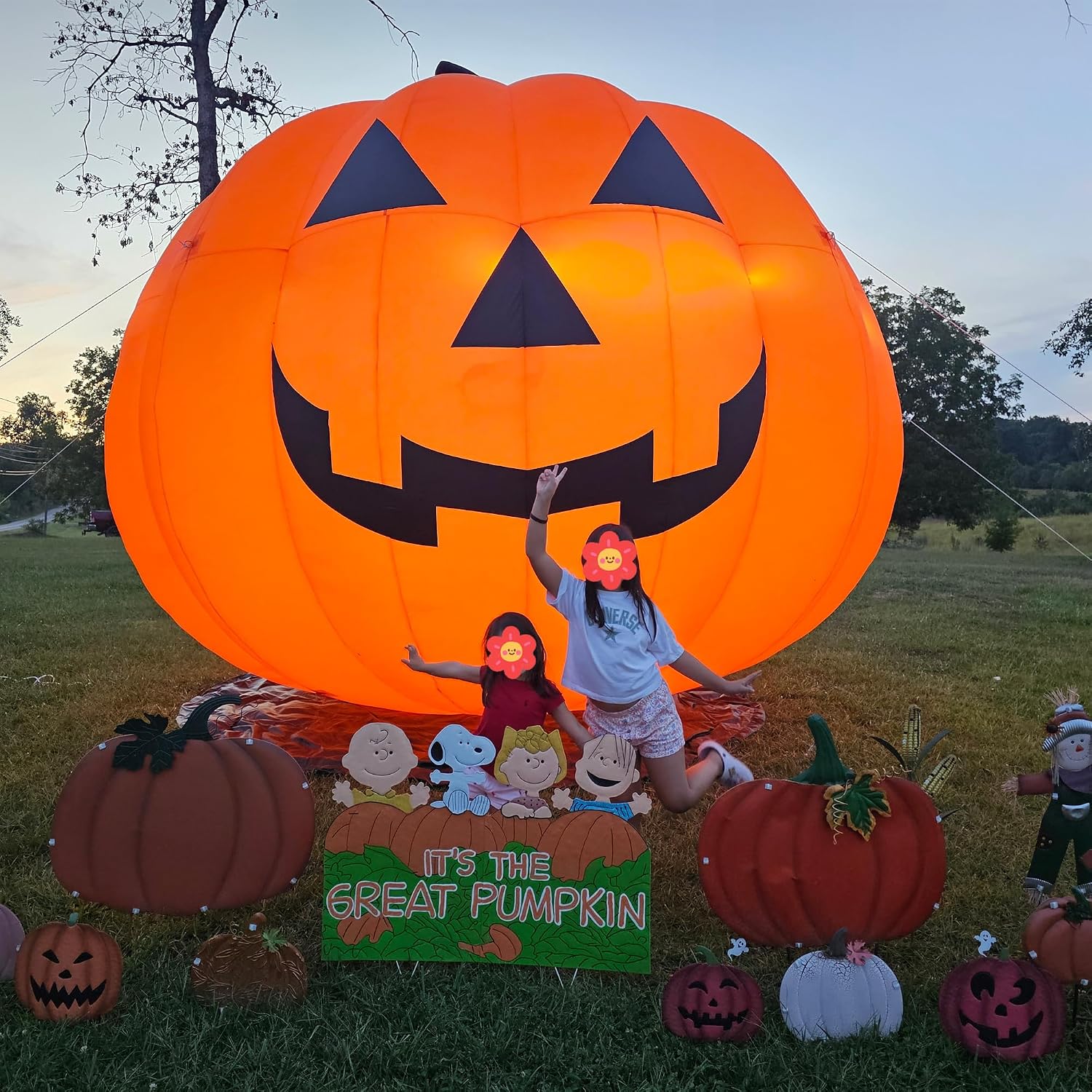 Reuze 10ft Halloween opblaasba - Halloween Pumpkin Decor Led recensie en prijs