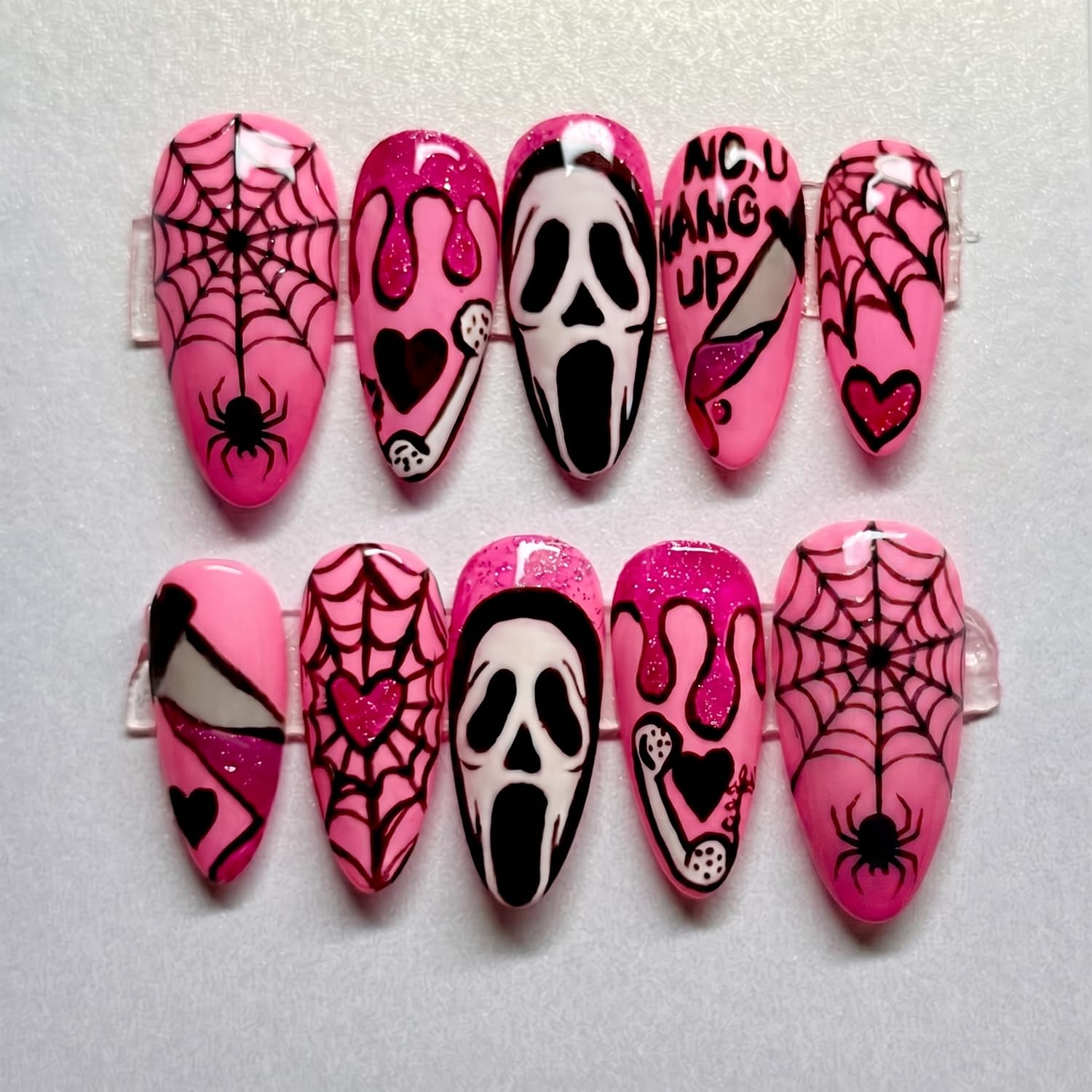 Halloween opdruknagels Hallowe - Spider Web Halloween Decoration recensie en prijs