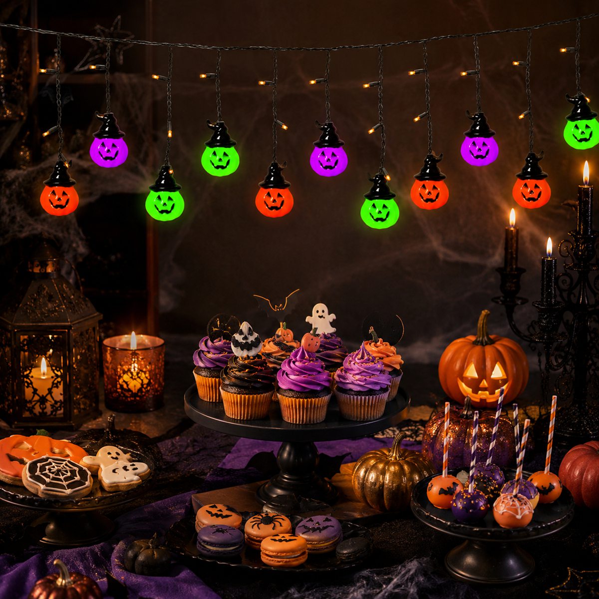1 stuk Halloween Horrible 10 H - Halloween Led String Lights Orange recensie en prijs