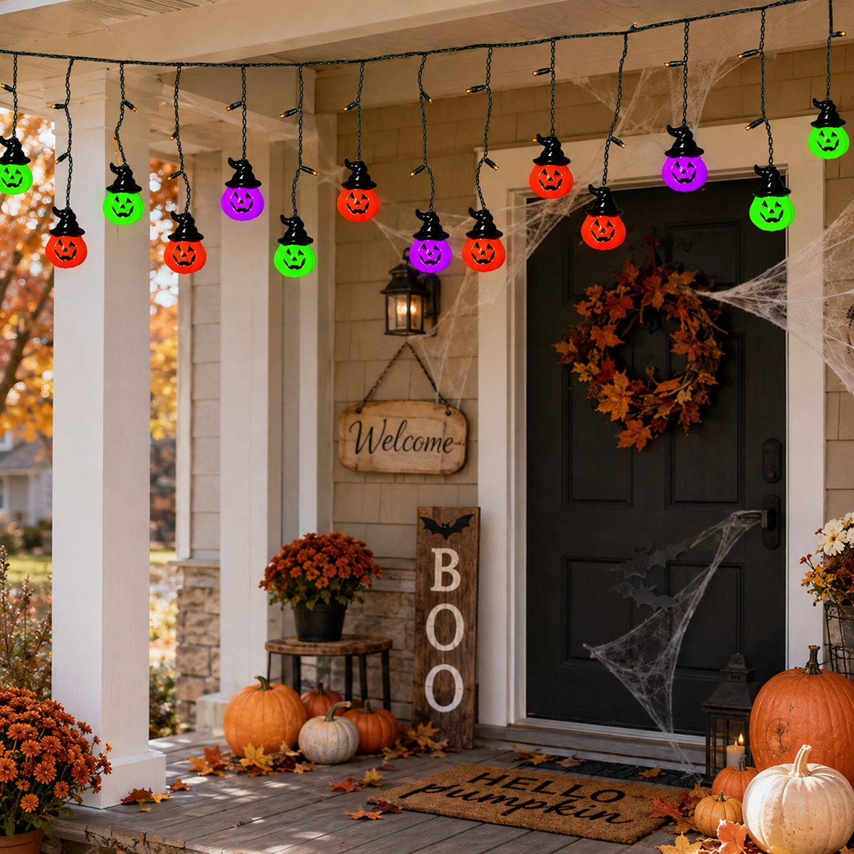 1 stuk Halloween Horrible 10 H - Halloween Led String Lights Orange recensie en prijs