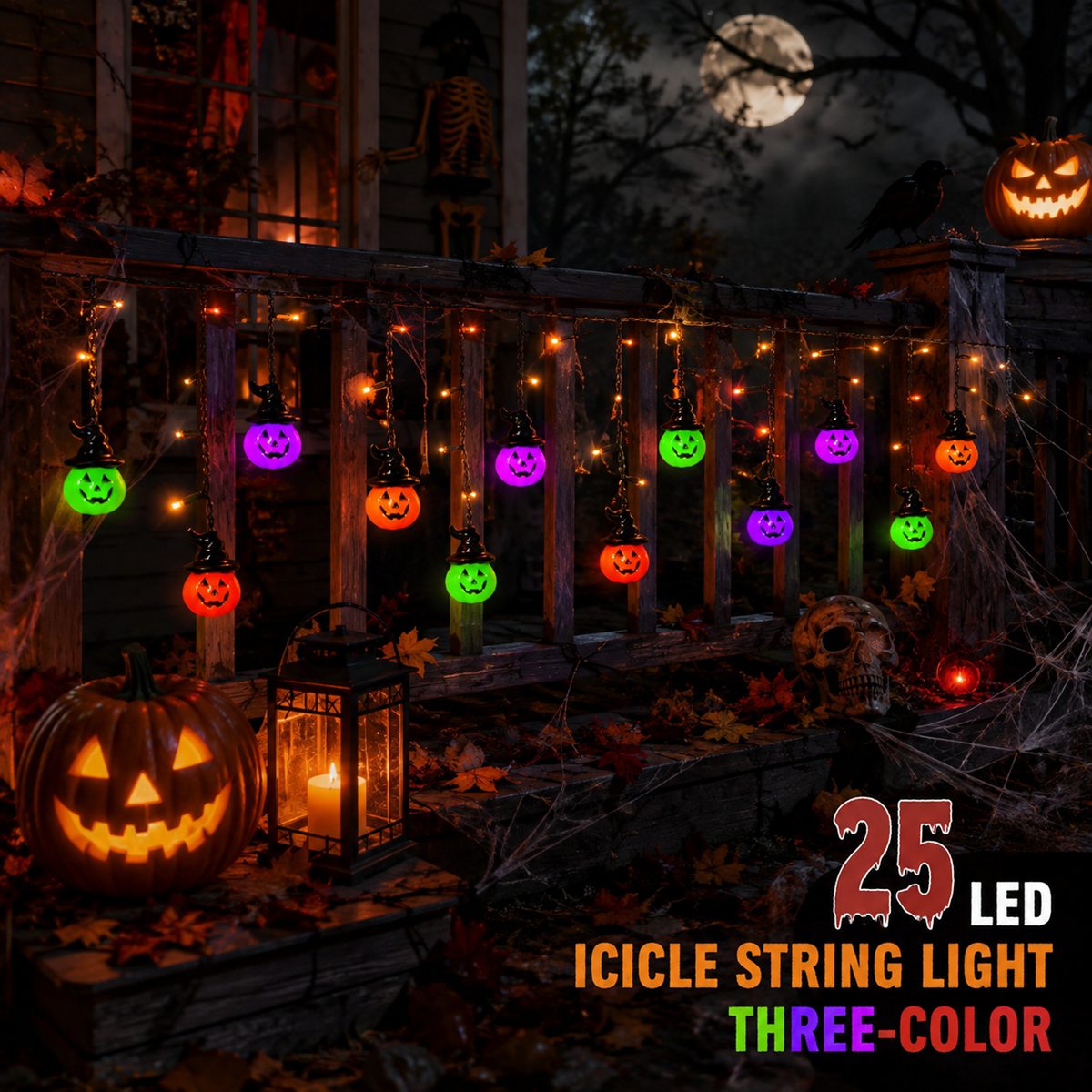 1 stuk Halloween Horrible 10 H - Halloween Led String Lights Orange recensie en prijs