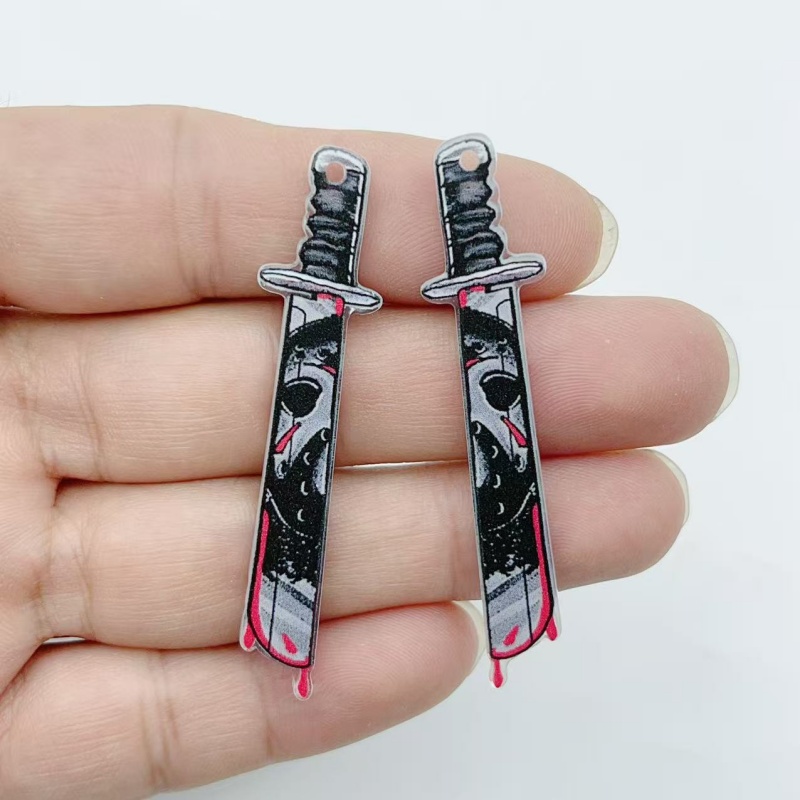 10 stuks acryl sieraden Hallow - Halloween Party Supplies recensie en prijs