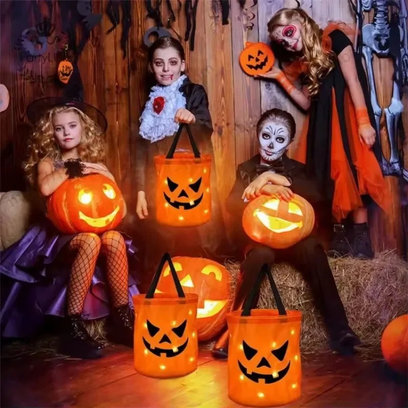 1-10PC LED Halloween Pompoenma - Halloween Pumpkin Decor Led recensie en prijs